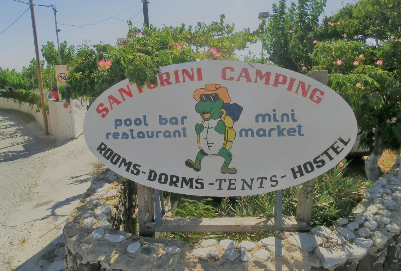 Santorini Camping & Hostel Fira (Santorini) Exterior foto